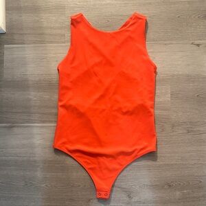 Express Vibrant Orange Bodysuit